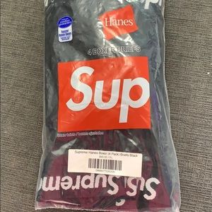 Supreme Hanes Boxer Briefs (4 Pack)